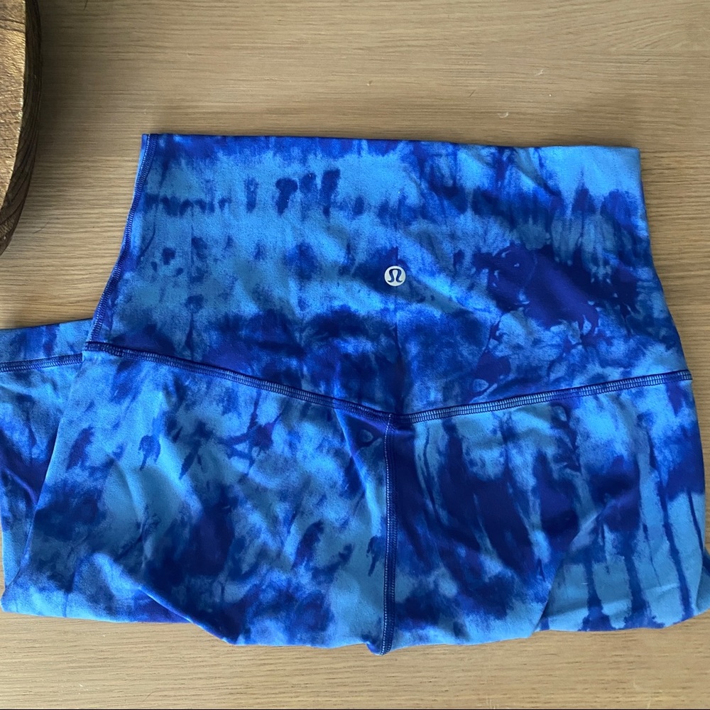 Lululemon Align Super High Rise Short 10” Game Day Blue